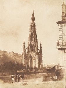 Edinburgh. Scottův památník, 1843-47. Tvůrci: David Octavius Hill, Robert Adamson, Hill & Adamson. od Hill and Adamson