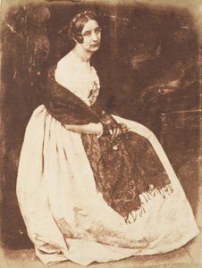 Lady Elizabeth Eastlake, 1843-47. Tvůrci: David Octavius Hill, Robert Adamson, Hill & Adamson. od Hill and Adamson