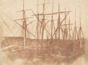 St . Andrews . Lodě v přístavu, 1843-47. Tvůrci: David Octavius Hill, Robert Adamson, Hill & Adamson. od Hill and Adamson