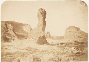 St. Andrews. Vřetenová skála, 1843-47. Tvůrci: David Octavius Hill, Robert Adamson, Hill & Adamson. od Hill and Adamson