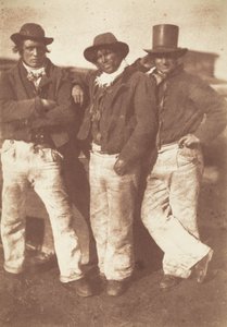 Alexander Rutherford, William Ramsay a John Linton, 1843-1847 (foto) od David Octavius Hill
