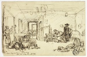 V mlékárně Ayrshire od David Octavius Hill