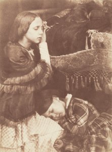 Tři spáči: Sophia Finlayová, Harriet Farnieová a Brownie,c. 1845 (foto) od David Octavius Hill