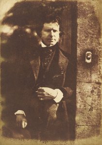 David Octavius Hill u brány Rock House, Edinburgh