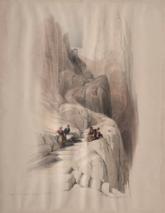 Výstup na vrchol Sinaj, 1839. od David Roberts