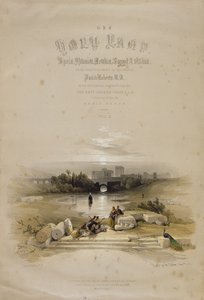 Baalbec z fontány, 7. května 1839, titulní strana II. dílu 