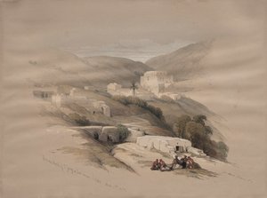 Křesťanský kostel sv. Jiří v Luddu, starověká Lydda, 1839. od David Roberts