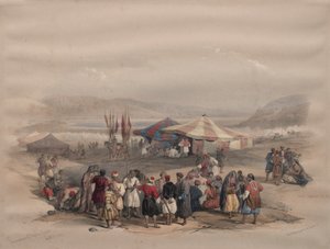 Tábořiště poutníků, Jericho od David Roberts