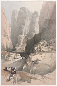 Vstup do divadla Petra od David Roberts