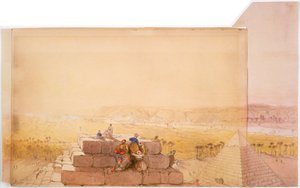 Pyramidy, 19. století od David Roberts