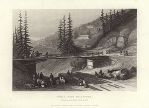 Simla, poblíž Belaspooru od David Roberts