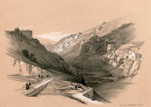 Dolní tůň Siloam, 1855. od David Roberts
