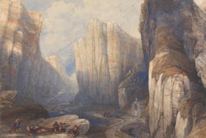 Průsmyk Pancorbo, Pyreneje od David Roberts