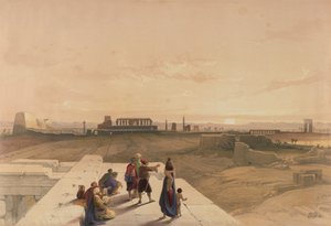 Ruiny Karnaku ze západu, z Egypta a Núbie, sv.1 od David Roberts