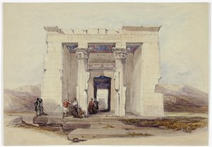Chrám Dendur, Núbie (Dendorack, Horní Egypt) od David Roberts