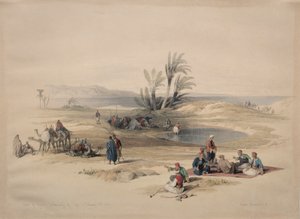 Mojžíšovy studny, pustina Tyh od David Roberts