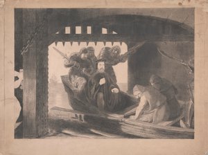 Vévoda z Gloucesteru přijat do vodní brány Calais, 1380