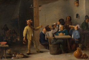 Rolníci slaví dvanáctou noc, 1635.