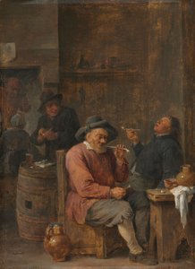 Rolníci kouří v hostinci, c. 1640.