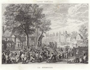 Vlámský festival Davida Tenierse mladšího od David Teniers the Younger