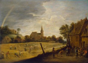 Sklízení od David Teniers the Younger
