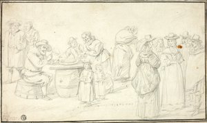 Studie pro Country festival u Antverp od David Teniers the Younger