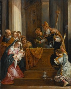 Představení v chrámu od David Teniers the Younger