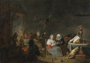 Čarodějnický sabat od David Teniers the Younger
