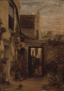 Obezděná zahrada v zadní části domu od David Wilkie