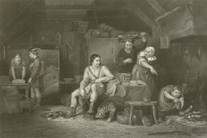 Alfréd v chatě Neatherd od David Wilkie