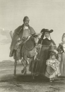 Skupina figurek vstupující do Madridu od David Wilkie