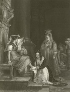 Princezna Doria umývá poutníkům nohy od David Wilkie