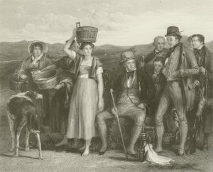 Sir Walter Scott a jeho rodina od David Wilkie