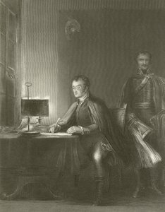 Vévoda z Wellingtonu píše své zprávy od David Wilkie