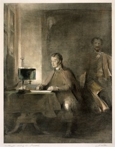 Wellington píše své zprávy od David Wilkie