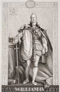 William IV (1765-1837) z „Ilustrace anglické a skotské historie“ svazek II od David Wilkie