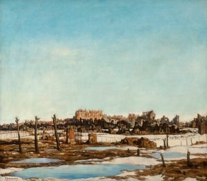 Bailleul, kolem roku 1918 (olej na plátně) od David Young Cameron