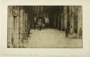 Obrazovka glasgowské katedrály od David Young Cameron
