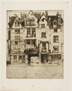 Place Plumereau, Tours od David Young Cameron