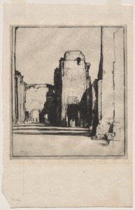 Tepidarium, Baths of Caracella   1310080   cs       czech Successfully Translated  Original: He felt the net very heavy, from The Water Babies by Charles Kingsley, pub. 1916 (colour litho) Translat: He felt the net very heavy, from The Water Babies by Char od David Young Cameron