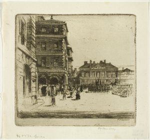 The Horse Guards, deska čtyři z londýnského setu