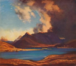 Stíny Glencoe, 1925 od David Young Cameron