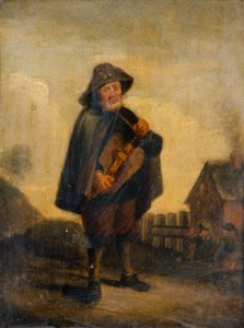 Slyšení, kolem roku 1800 (olej na desce)