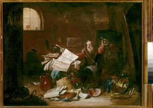 Alchymista od David the Younger (attr. to) Teniers