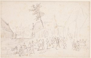 Selská svatba od David Teniers the Younger