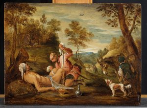 Dobrý Samaritán, The od David Teniers the Younger