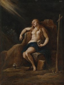 Máří Magdaléna v divočině, podle Jacopa Palmy, Mladší od David Teniers the Younger