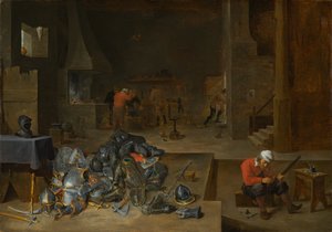 The Armorers Shop, c.1640-1645 od David Teniers the Younger