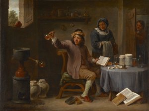 Návštěva lékaře od David Teniers the Younger