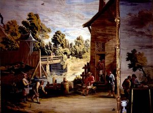 The Game of Bowls od David Teniers the Younger